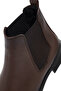 Men's Brown Leather Casual Chelsea Boots 25Wfd7540Ft - 7