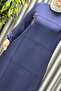 Women's Hijab Plus Size Clothing Ribbed Dress - 4