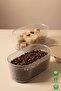 Transparent Storage Container - Kitchen Organizer with Leak-Proof Lid | Vegetables | Tea | Coffee | Sugar | Dry Food | Fruit - 3