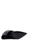 Women's Black Thin Heeled Leather Boots 25Afd160218 - 6