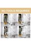 3Tier Foldable Standing Storage Rack with Wheels for Kitchen Garage Home Office - 6