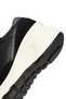Women's Black Lace-Up Zipper Detail Wedge Heel Genuine Leather Sneaker, Winter Sports Shoes 25Afd37 - 8