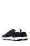 Men's Navy Blue Lace-Up Thick Soled Leather Sneaker 25Sfd675218 - 5