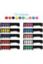 10-Piece Temporary Hair Color Chalk Comb Set Multicolour - 4
