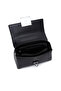 Women's Black Long Strap Mini Crossbody Bag with Accessories 25Abd280518 - 6