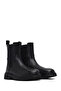 Women's Black Leather Chelsea Boots 25Wfd186818 - 4