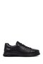 Men's Black Lace-Up Genuine Leather Casual Sneaker,Winter Sports Shoes 25Wfd676918