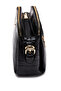 Women's Black Long Strap Crocodile Pattern Crossbody Bag 25Wbd2820E3 - 8