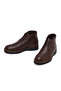 Men's Brown Lace-Up Leather Boots 25Wfd6104Ft - 4