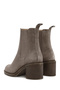 Women's Mink Thick Heeled Suede Leather Chelsea Boots 25Wfd151510 - 7