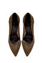 Women's Bronze Stone-Embellished High Thin Heel Genuine Leather Stiletto, Heeled Shoes 25AFD1206TS - 8