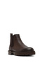 Men's Brown Leather Chelsea Boots 25Wfd7546Ft - 8