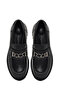 Women's Black Thick Soled Buckled Leather Masculine Loafer 25Afd412418 - 7