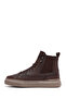 Men's Brown Lace-Up Leather Sports Boots 25Wfd6548Ft - 4