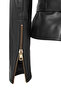 Athena Women's Black Short Leather Jacket 24Wgd5222U4 - 5