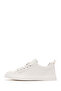 Men's White Lace-Up Leather Sneaker 25Sfd 690918 - 2