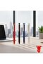 Plastic Ballpoint Pen 100Pcs Press-On Ballpoint Pen School Business Office Ball Pen - 4