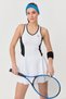 Women's White V-Neck Tights Sports Tennis Dress 0079 - 6