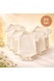 5-Piece Baby Bodysuit with Snap Fasteners Short Sleeve Ecru 100% Cotton Newborn - 3