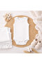 5-Piece Baby Athlete Bodysuit with Snap Fasteners White 100% Cotton - White Baby Bodysuit - 4
