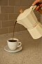 Bambum Garen Moka Pot 6 Cup Beige - 3