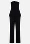 Black Strapless 2-Piece Look Jumpsuit with Pants - 8