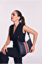 Cross Strap Women's Bag Navy Blue-Red-White Us23661 - 4