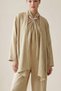 Olive Double-Breasted Closure Relaxed Fit Kimono - 3