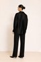 Black Fabric Detailed Relaxed Fit Long Sleeve Shirt - 4