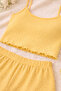 Women's Cotton Rope Strap Shorts Set - 2