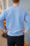 Wellbeing Themed Printed Baby Boy Blue Sweatshirt - 6