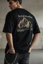 Men's Arid Mountain Black Oversize Salas Boyfriend T-Shirt
