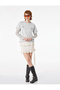 Comfortable Fit Short Sleeve Crew Neck Angel Themed T-Shirt with Printed Back