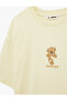 Comfortable Fit Short Sleeve Printed Crew Neck Cotton Teddy Bear T-Shirt - 5