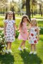 3 Pieces Summer Printed Lycra Girl's 3Rd Dress