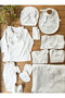 Newborn Baby Girl 0-3 Months Interlock Fabric with Ruffles, 10-Piece Hospital Release Bodysuit Set - 3