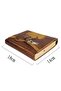 Leather Memory Book with Padlock - 5