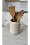 Decorative Ceramic Spoon Holder with Handle - 2