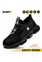 Safety Shoes for Men Women Steel Toe Boots Non-Slip Lightweight Breathable Sneakers