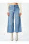 Wide Cropped Jeans High Waist - Sandra Jeans - 3