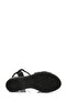 25S-281 6Fx Black Women's Wedge Heel Sandals - 6