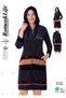 Women's Cotton Hooded Velvet Winter Dress 1863