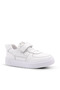 Stones Single Velcro Leather Unisex Children's Shoes White