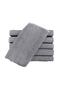 Gray Hand Towel 4 Pack Hotel Hairdresser Barber Towel 100% Cotton 200 Gr/pc 50x90 Cm - 4