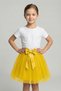 Girl's Yellow Tutu Skirt with Bow Detail Show Skirt April 23, October 29