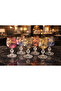Handmade Crystal Liza Mixed Lustered 6-Piece Presentation Cup Coffee Side Water Glass 150Cc