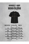 Unisex Cotton Oversized Black Printed Short Sleeve Basic T-Shirt - 4