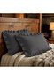 Soft Touch 100% Cotton 50X70 cm Ruffle Pillowcase Set - 2