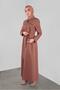 Stone Printed Coat with Pockets 10300 - 2