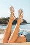 Women's Children's Sea Shoes Beach Pool Rafting Gel Look Striped Non-Slip Sole Sandals 309 - 3